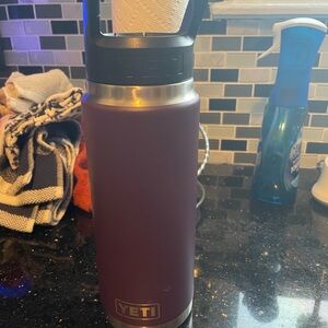 YETI Maroon Bottle with Handle